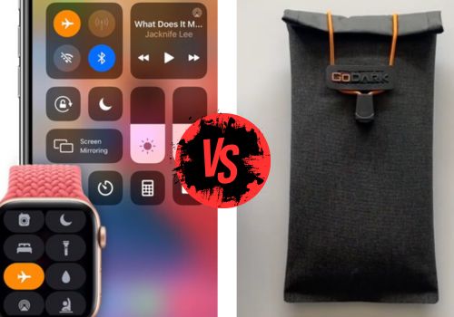 Faraday Bag vs. Airplane Mode compared security