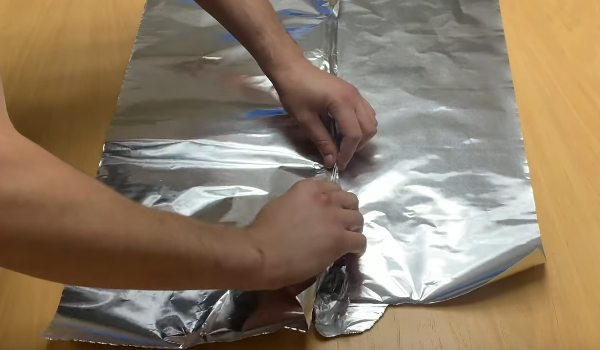 DIY aluminum foil faraday bag